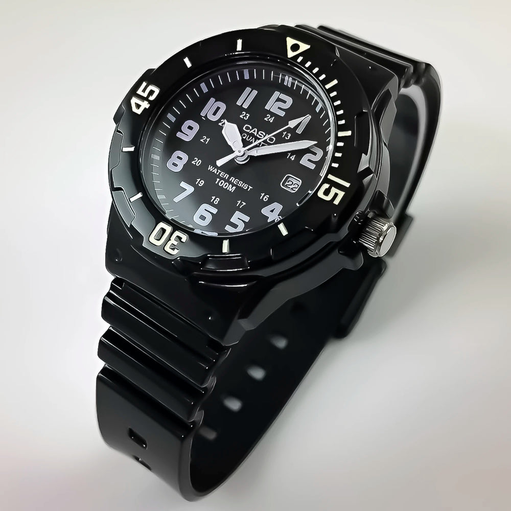 Reloj Casio LRW-200H-1BVDF Mujer Resina Negro | CAS-M-52