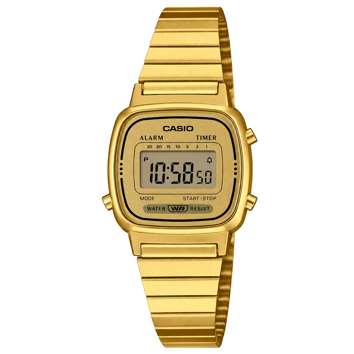 Reloj Casio LA670WGA-9CF Mujer Digital Dorado | CAS-M-54