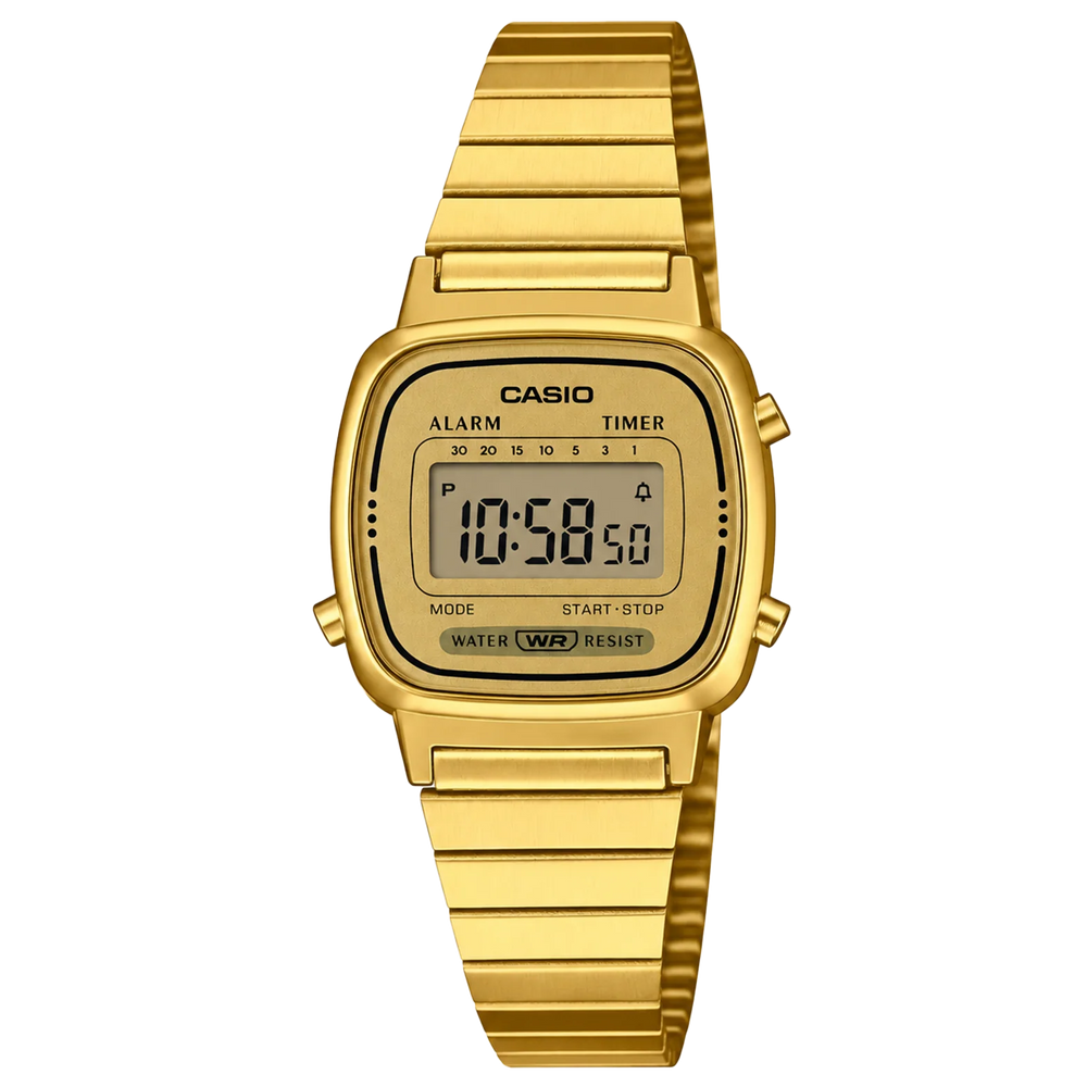 Reloj Casio LA670WGA-9CF Mujer Digital Dorado | CAS-M-54