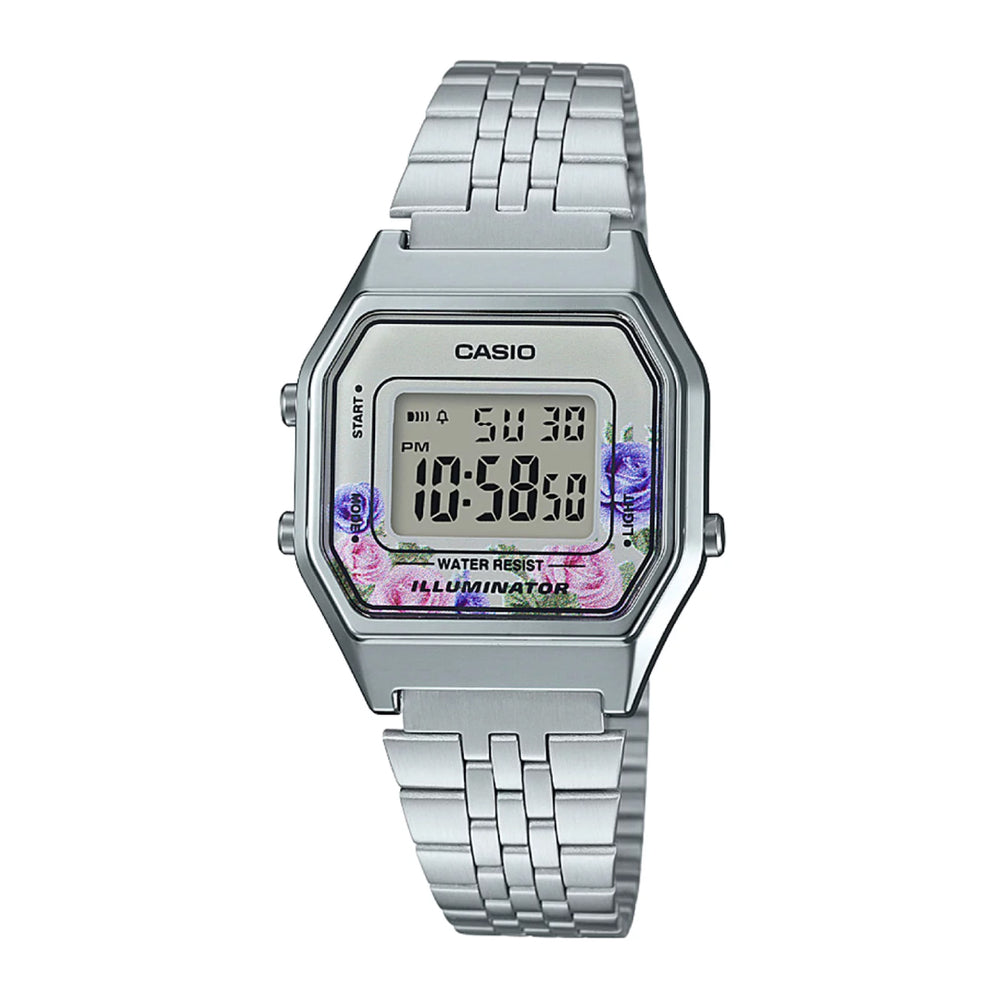 Reloj Casio LA680WA-4C Mujer Acero Plateado