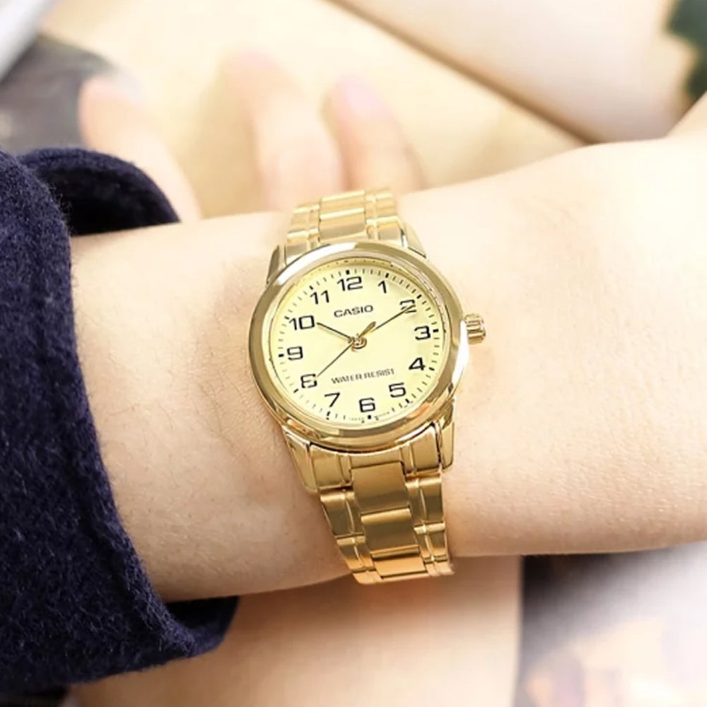 Reloj Casio LTP-V001G-9BUDFDI Mujer Acero Dorado