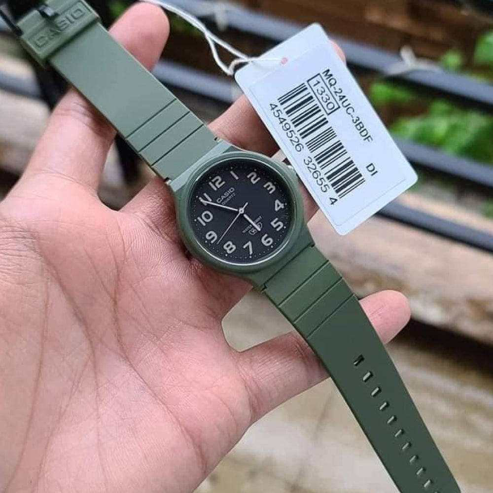 Reloj Casio MQ-24UC-3B Mujer Resina Verde | CAS-M-70