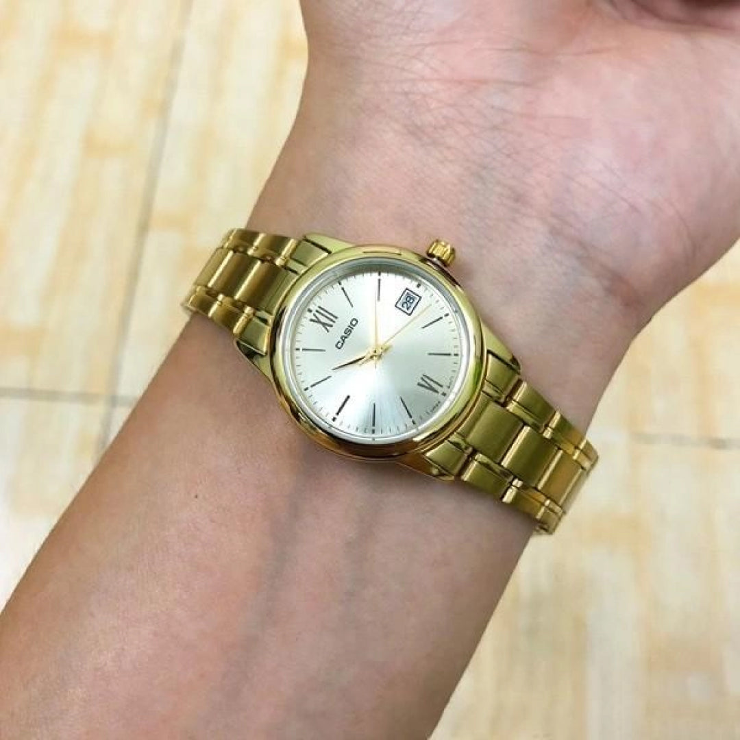 Reloj Casio LTP-V002G-9B Mujer Acero Dorado
