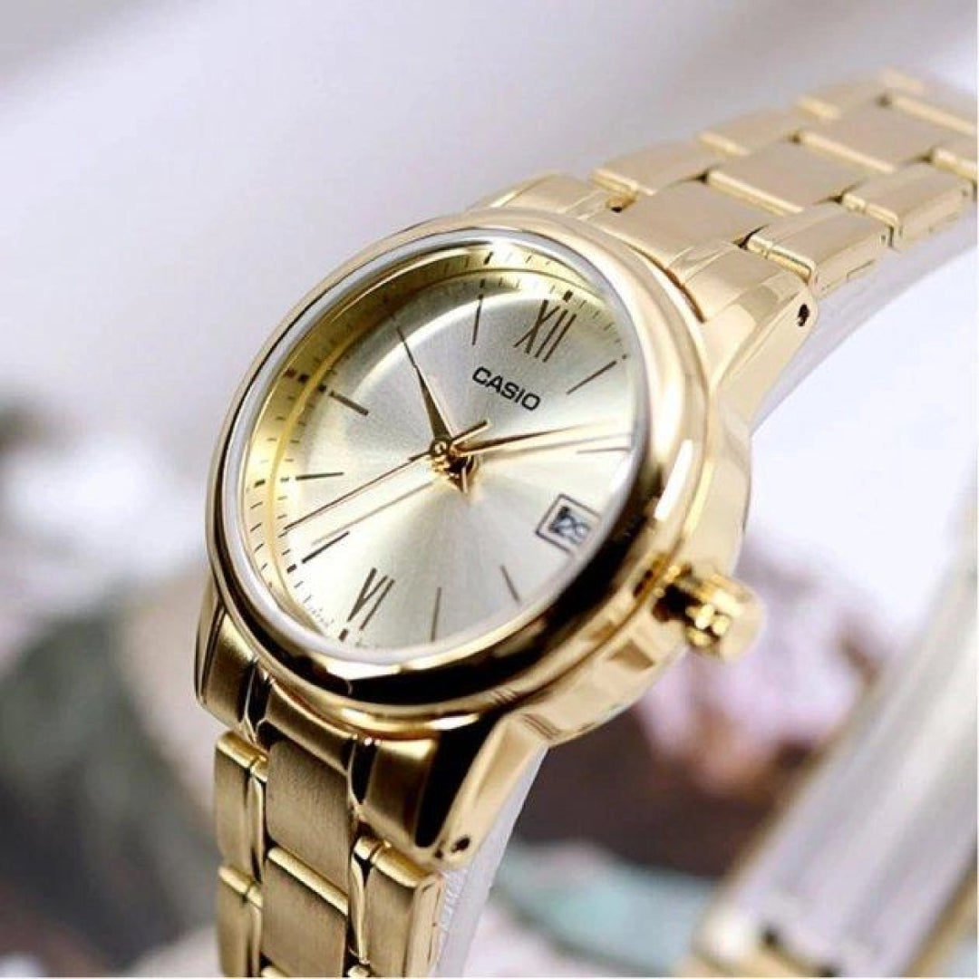 Reloj Casio LTP-V002G-9B Mujer Acero Dorado