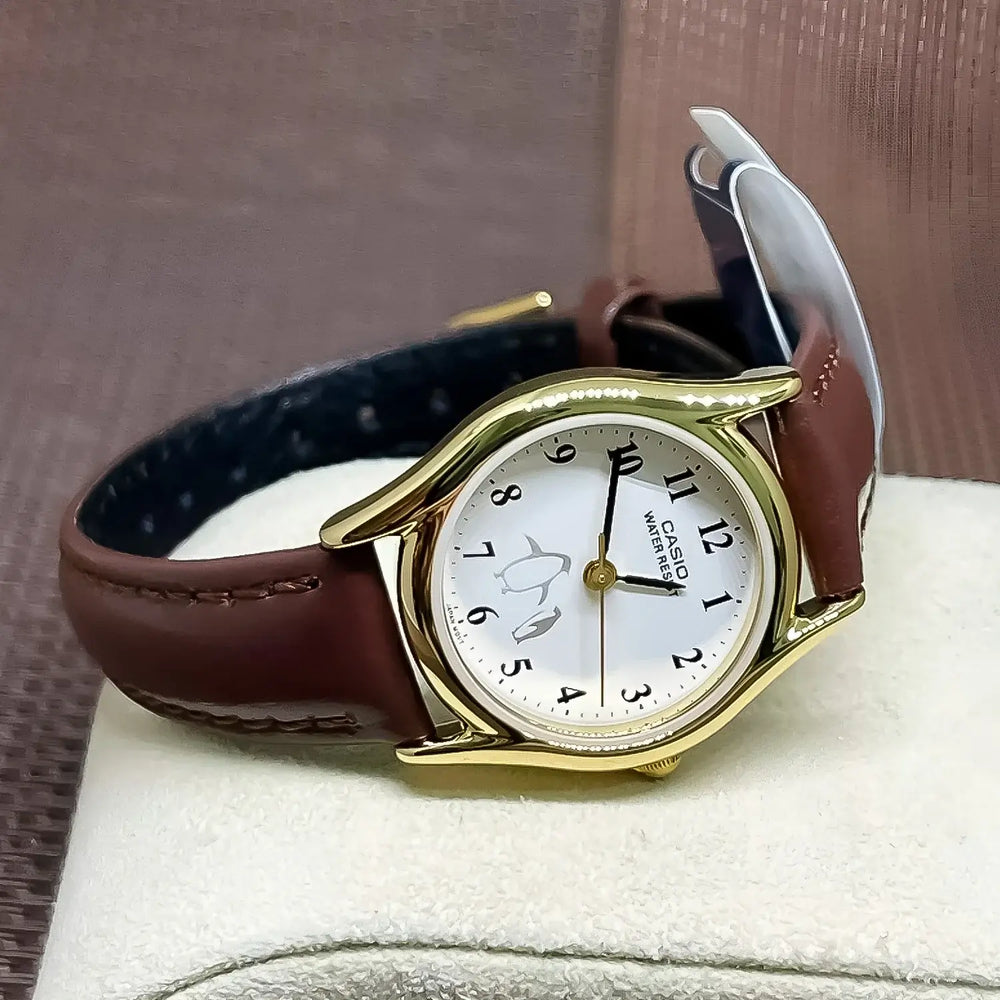 Reloj Casio LTP-1094Q-7B6RDF Mujer Cuero Marrón