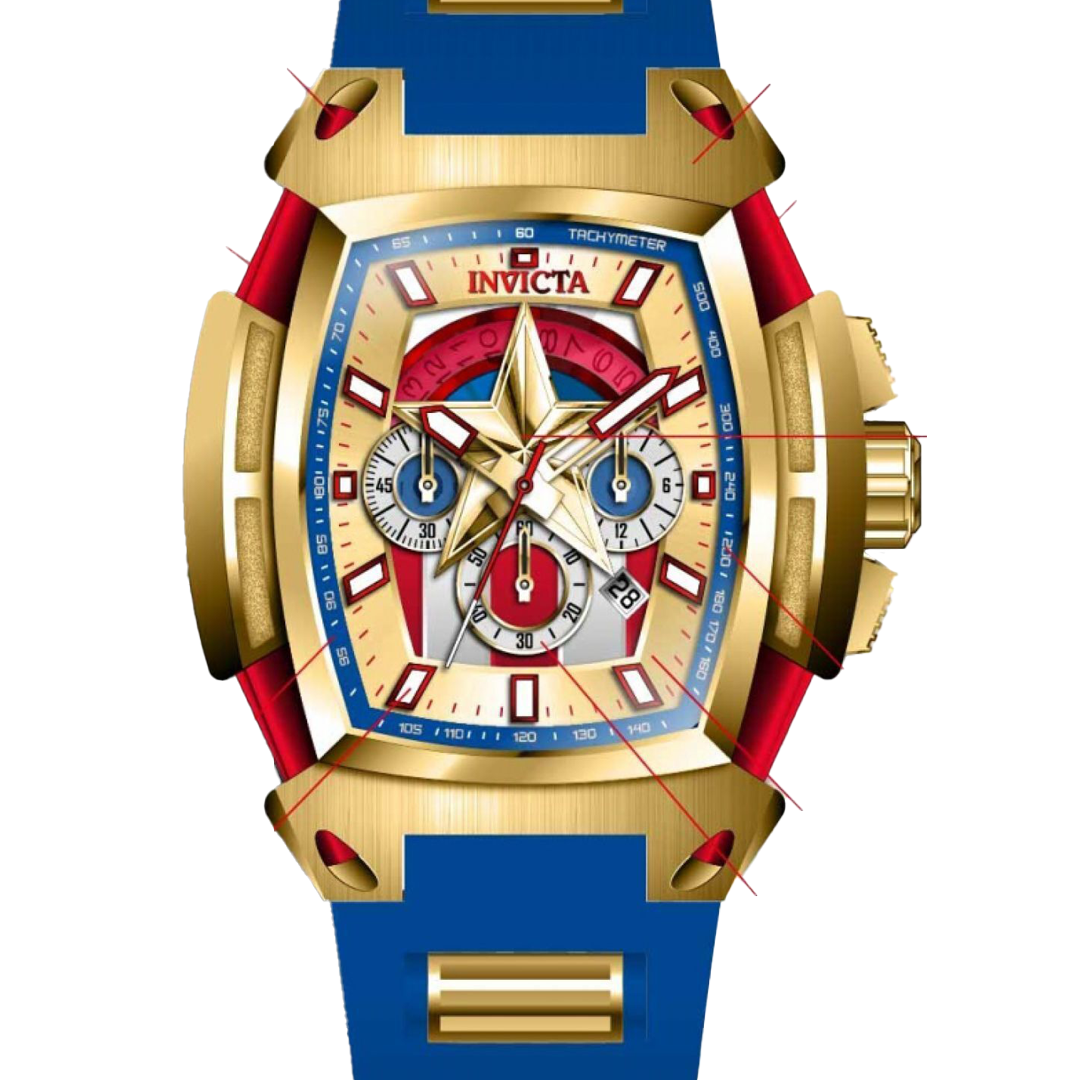 RELOJ INVICTA MARVEL CAPITAN AMERICA 38380 INV-180