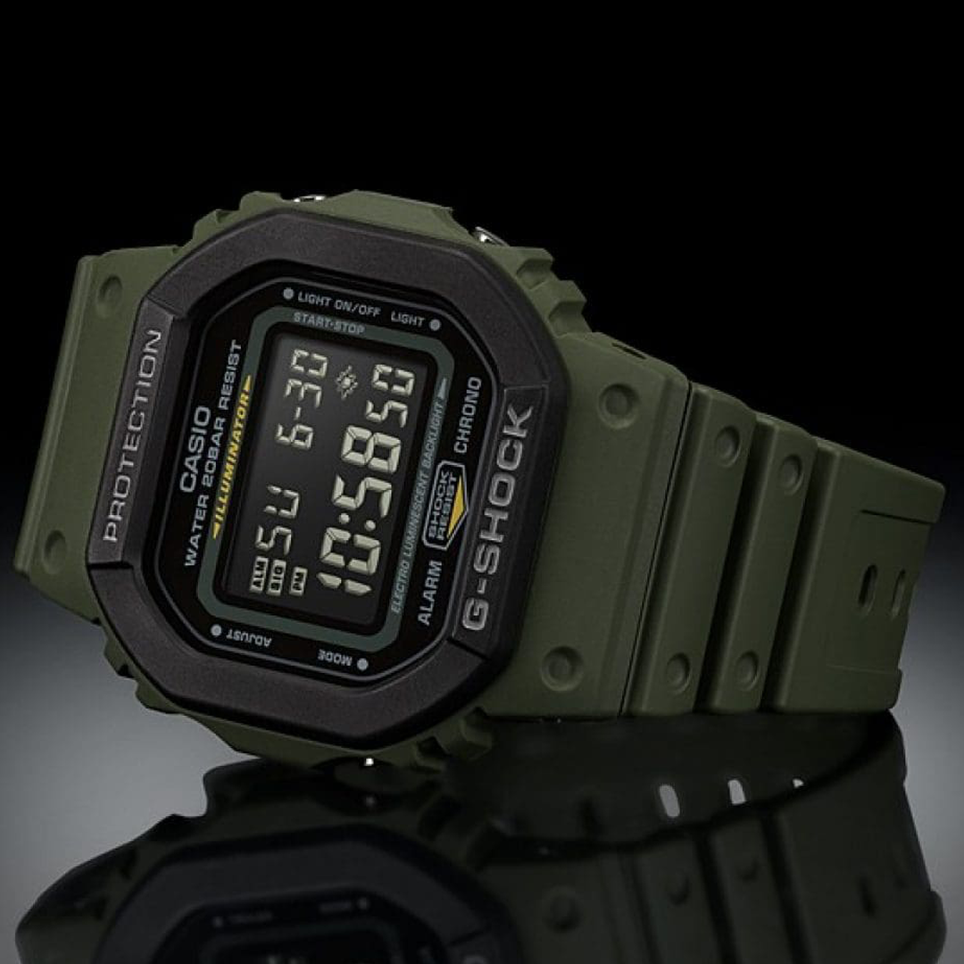 RELOJ G-SHOCK VERDE CON NEGRO DW-5610SU-3DR G-SK-65