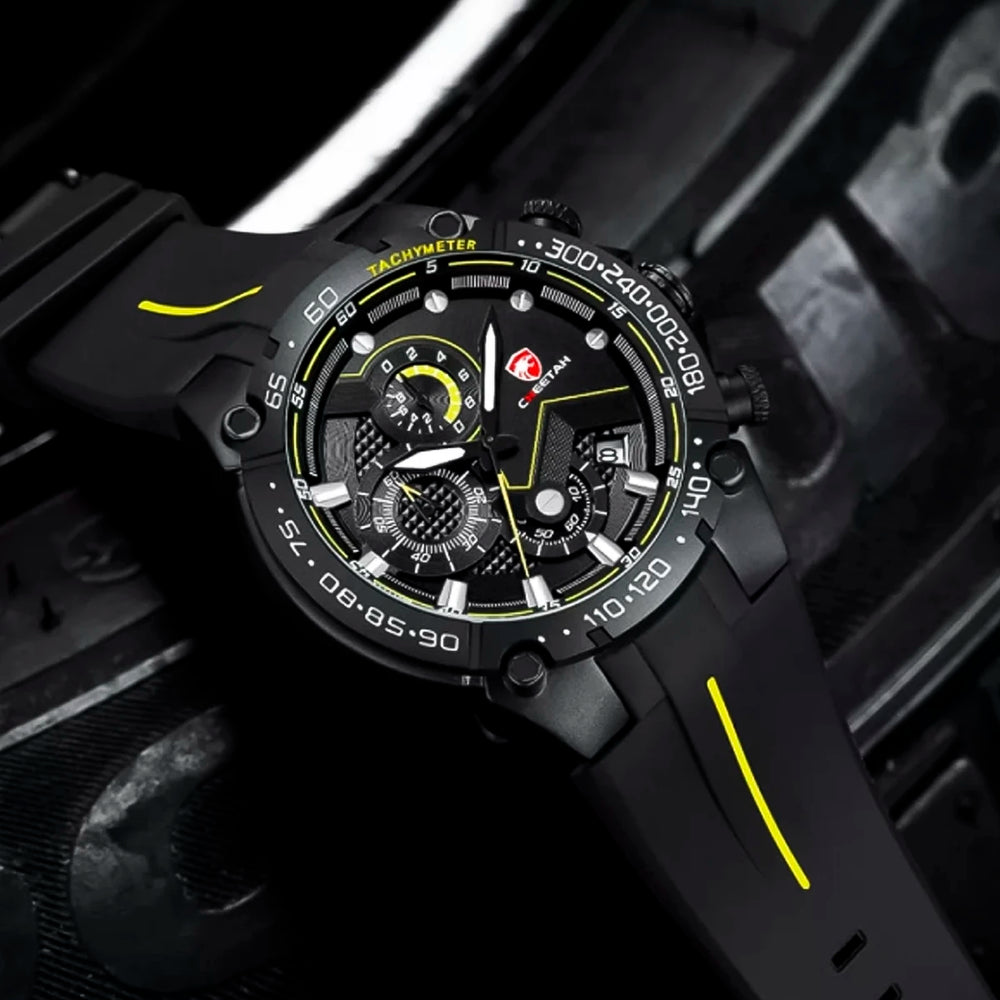 Reloj Cheetah CHT-2 Hombre Deportivo Negro