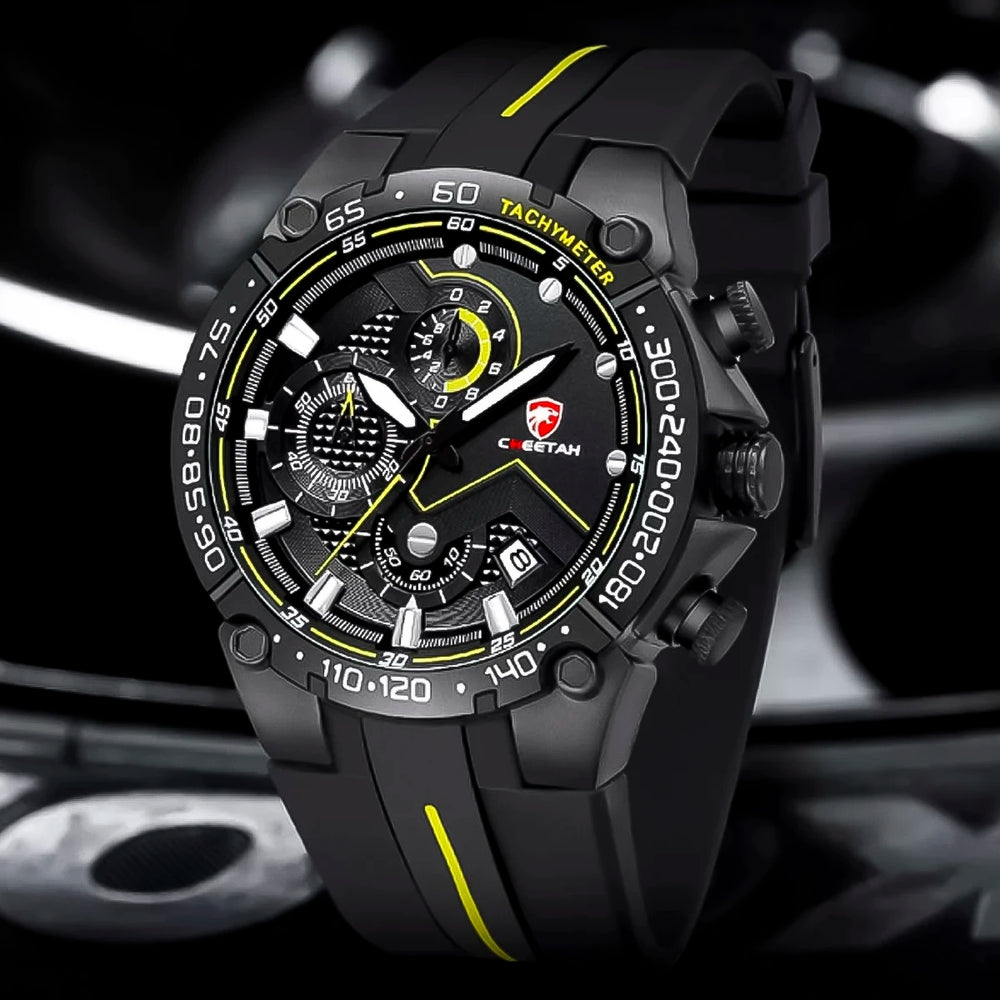 Reloj Cheetah CHT-2 Hombre Deportivo Negro