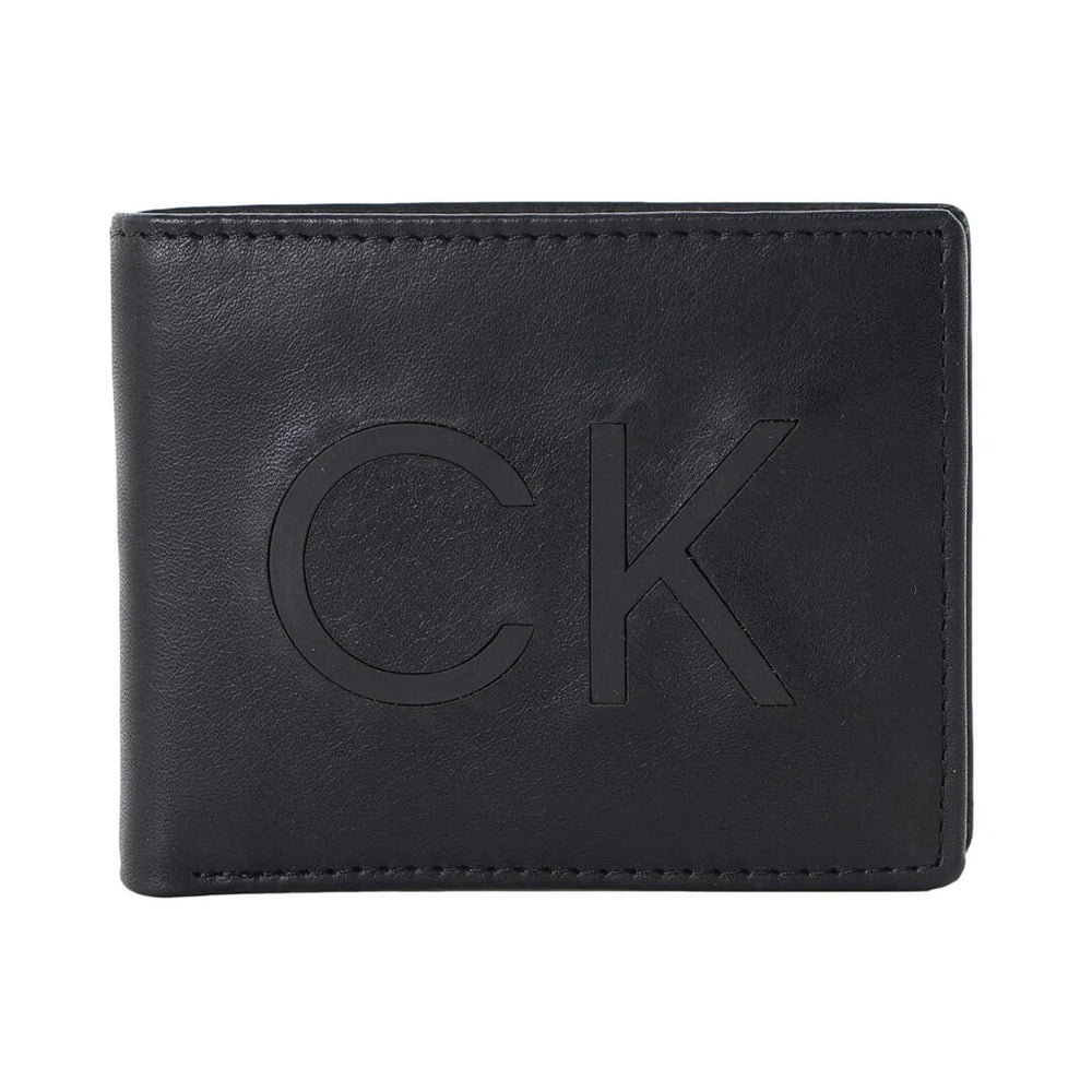 Combo Billetera Calvin Klein CK-1 + Cadena Plateado