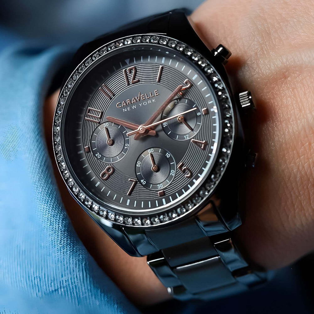 Reloj Caravelle 45L161 Mujer Acero Negro