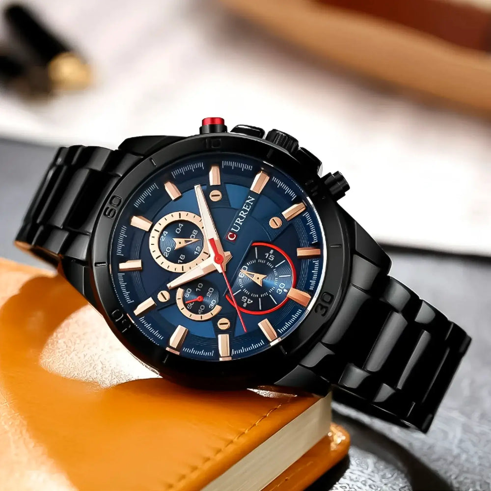 Reloj Curren CUR-36 Hombre Acero Negro