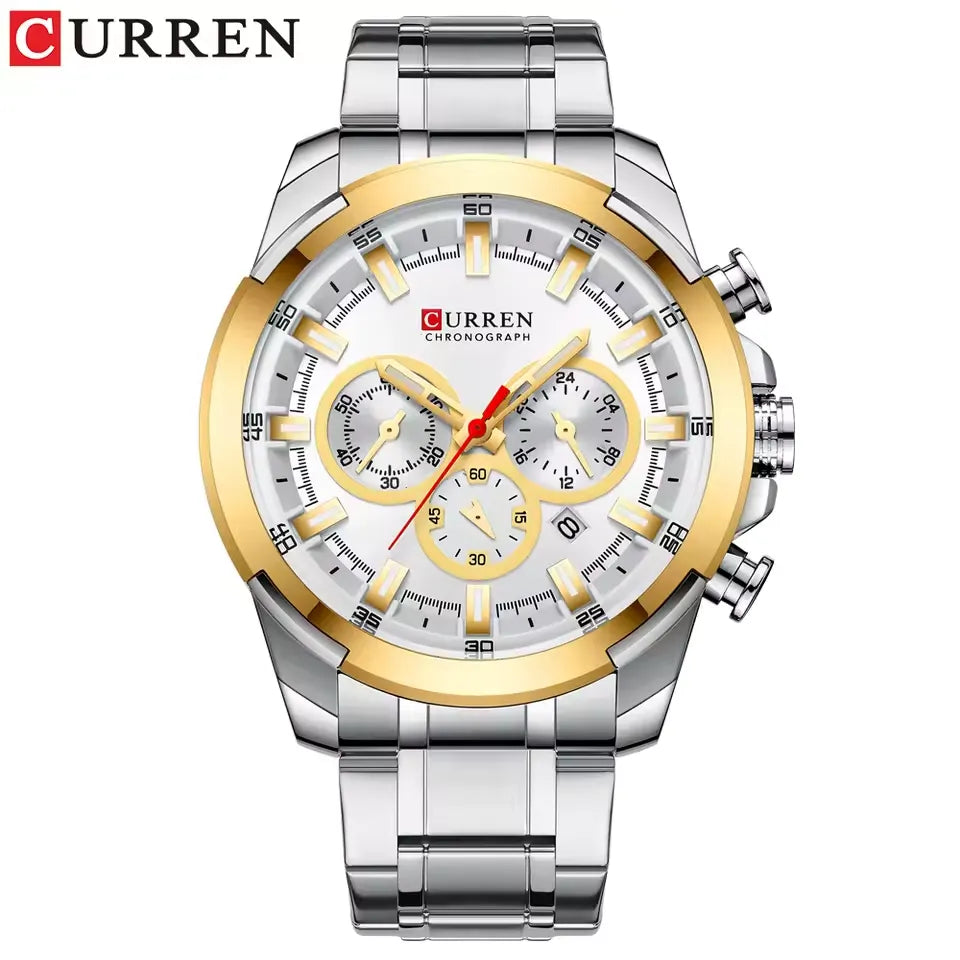 Reloj Curren Hombre Acero Plateado | CUR-37