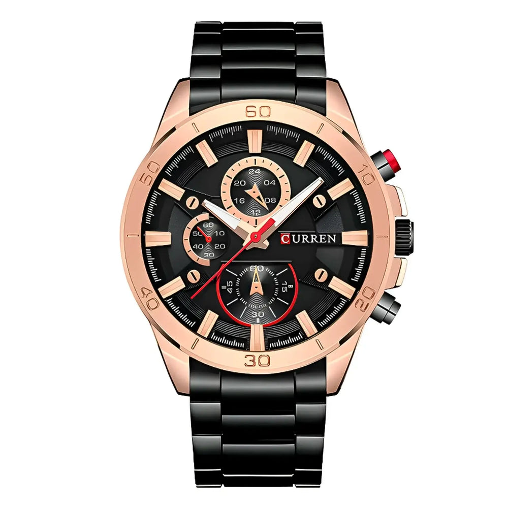 Reloj Curren CUR-44 Hombre Acero Negro