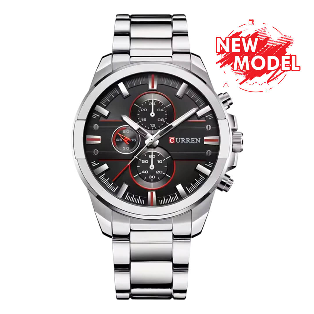 Reloj Curren CUR-61 Hombre Acero Plateado