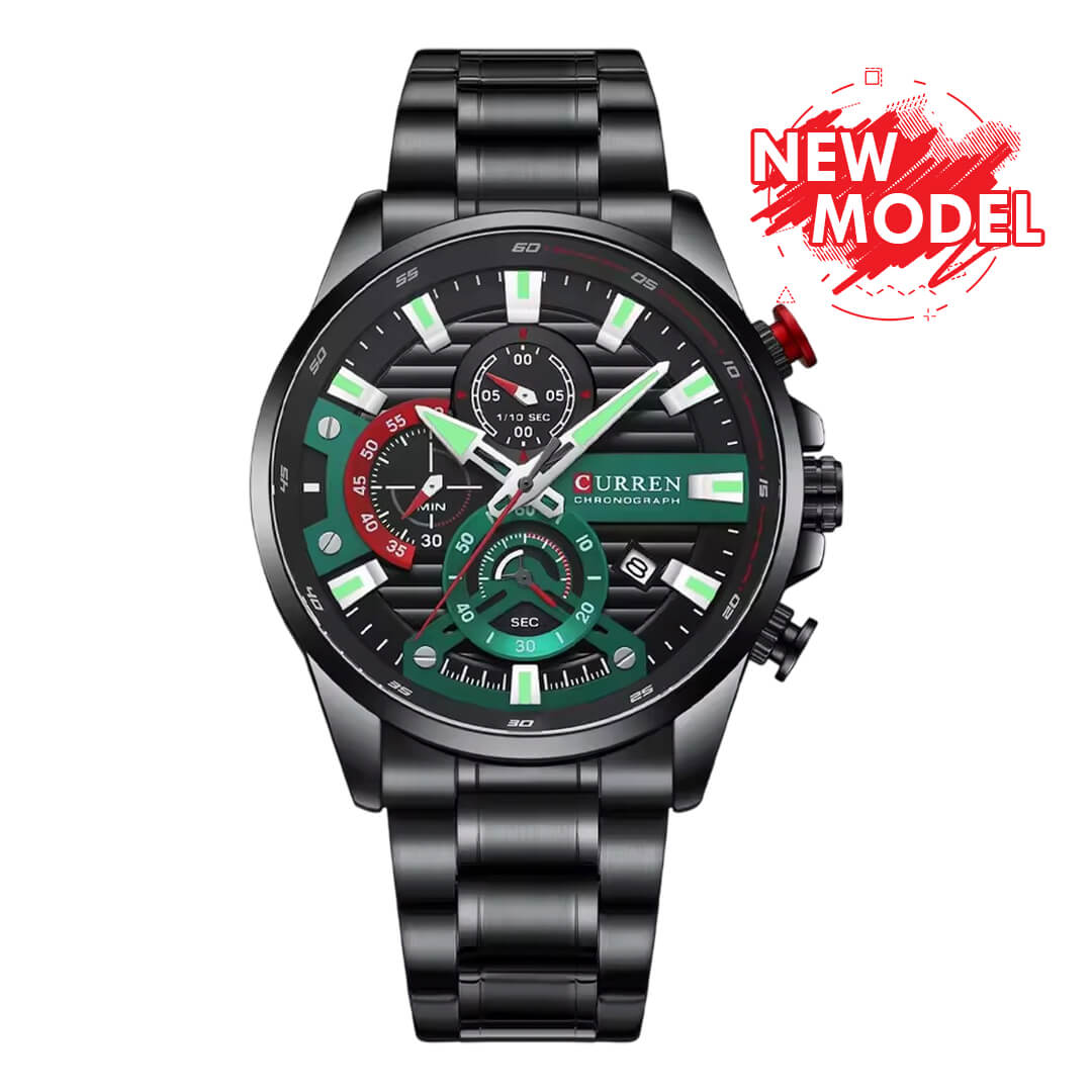Reloj Curren CUR-62 Hombre Acero Negro