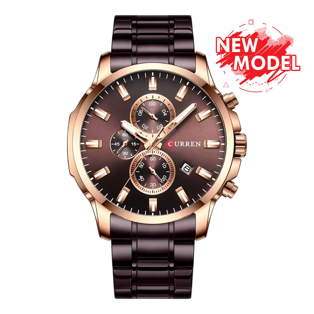 Reloj Curren CUR-64 Hombre Acero Bronce