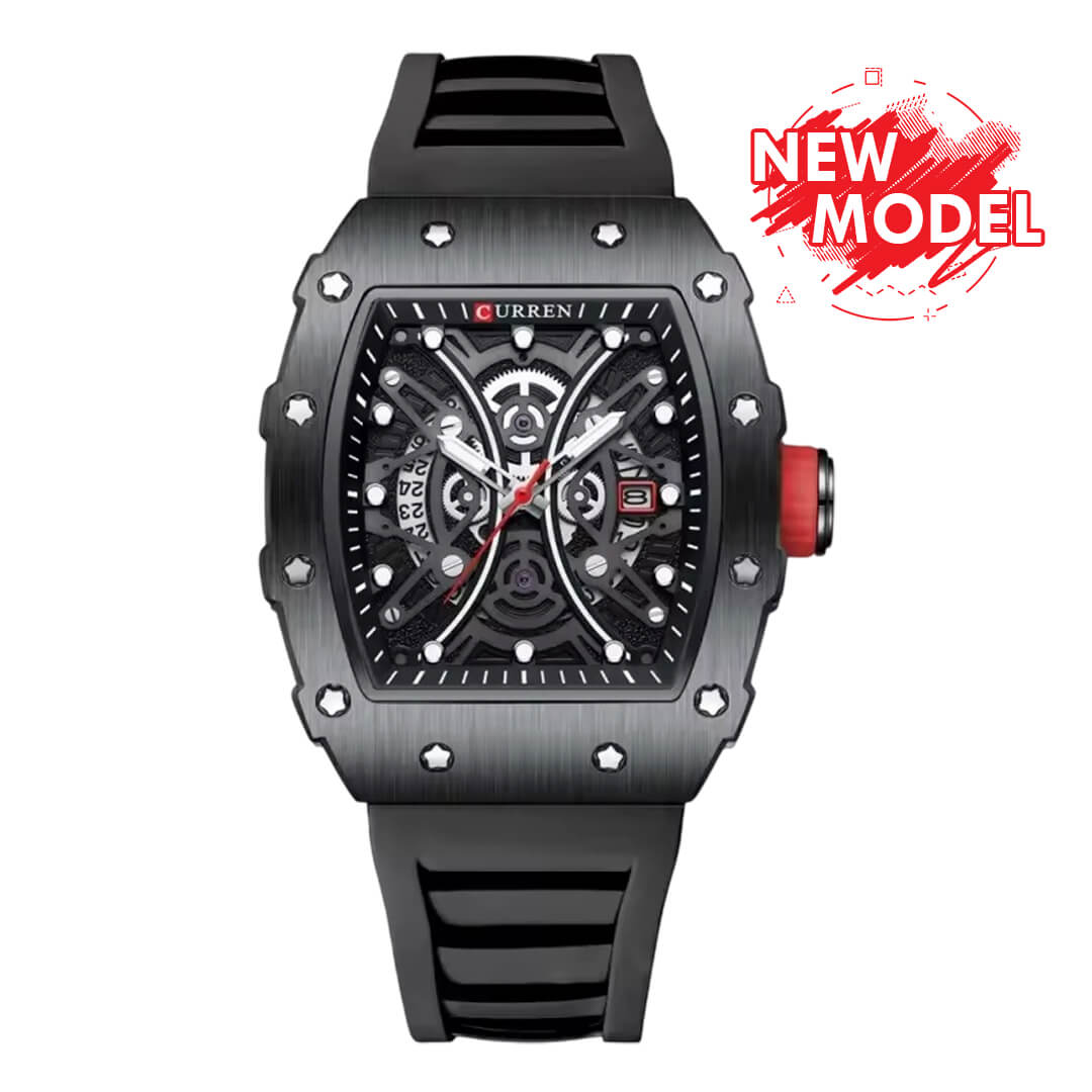 Reloj Curren CUR-65 Hombre Deportivo Negro