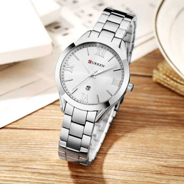 Reloj Curren Mujer Acero Plateado | CUR-M-1
