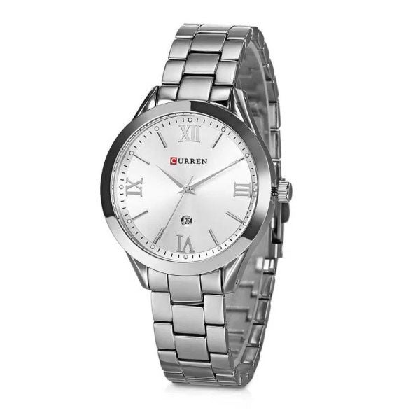 Reloj Curren Mujer Acero Plateado | CUR-M-1