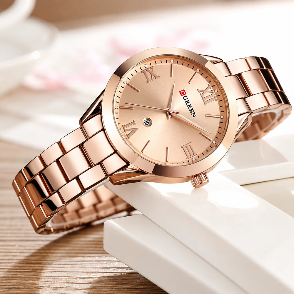 Reloj Curren CUR-M-3 Mujer Acero Oro Rosa