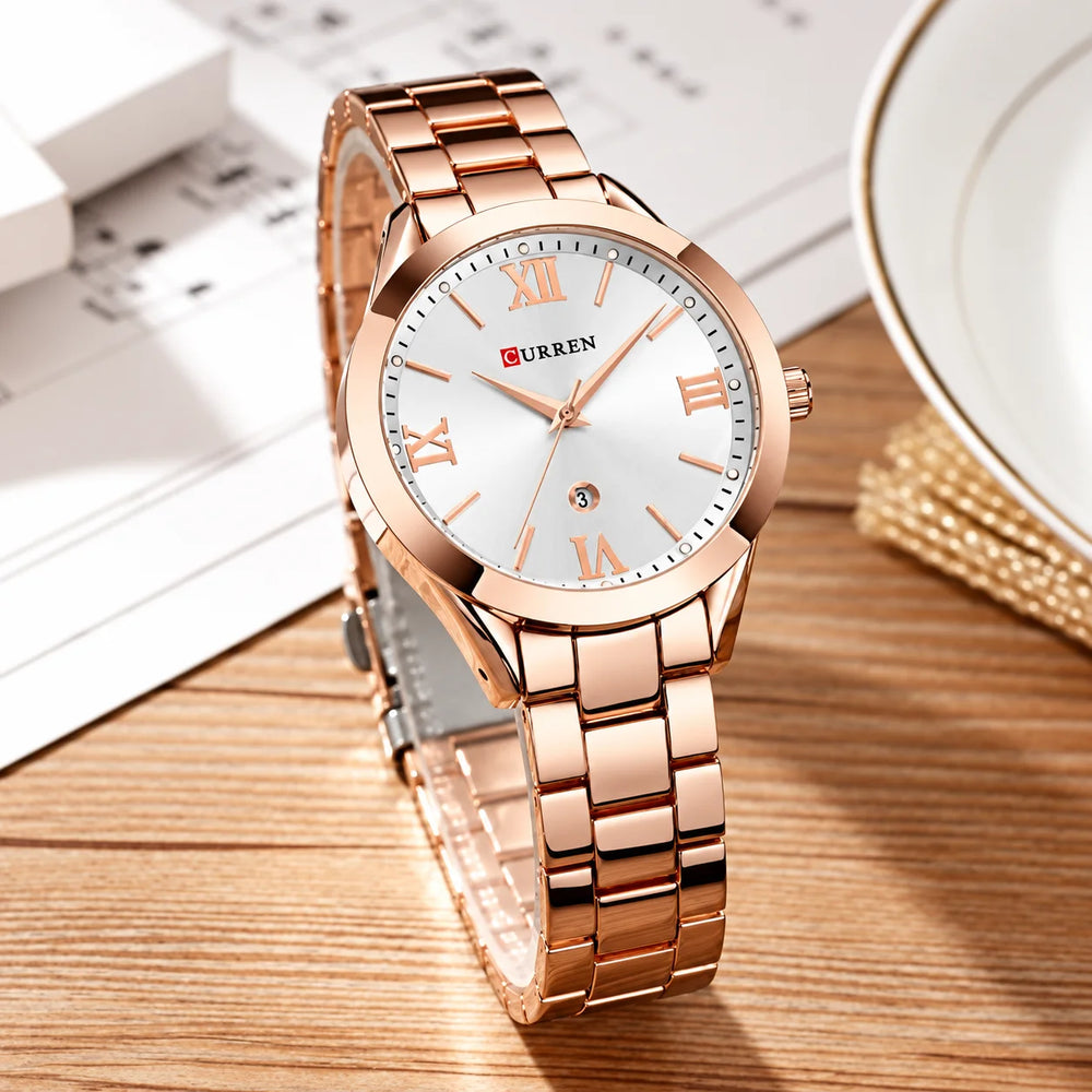Reloj Curren Mujer Acero Oro Rosa | CUR-M-4
