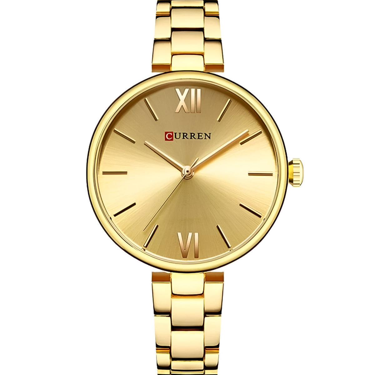 RELOJ CURREN ACERO COLOR DORADO CUR-M-7