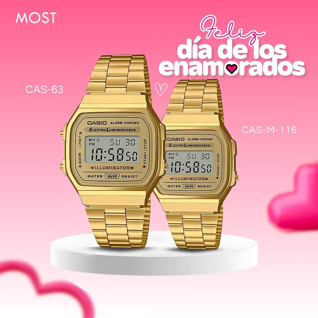 Relojes para Pareja: Casio A168WG-9W