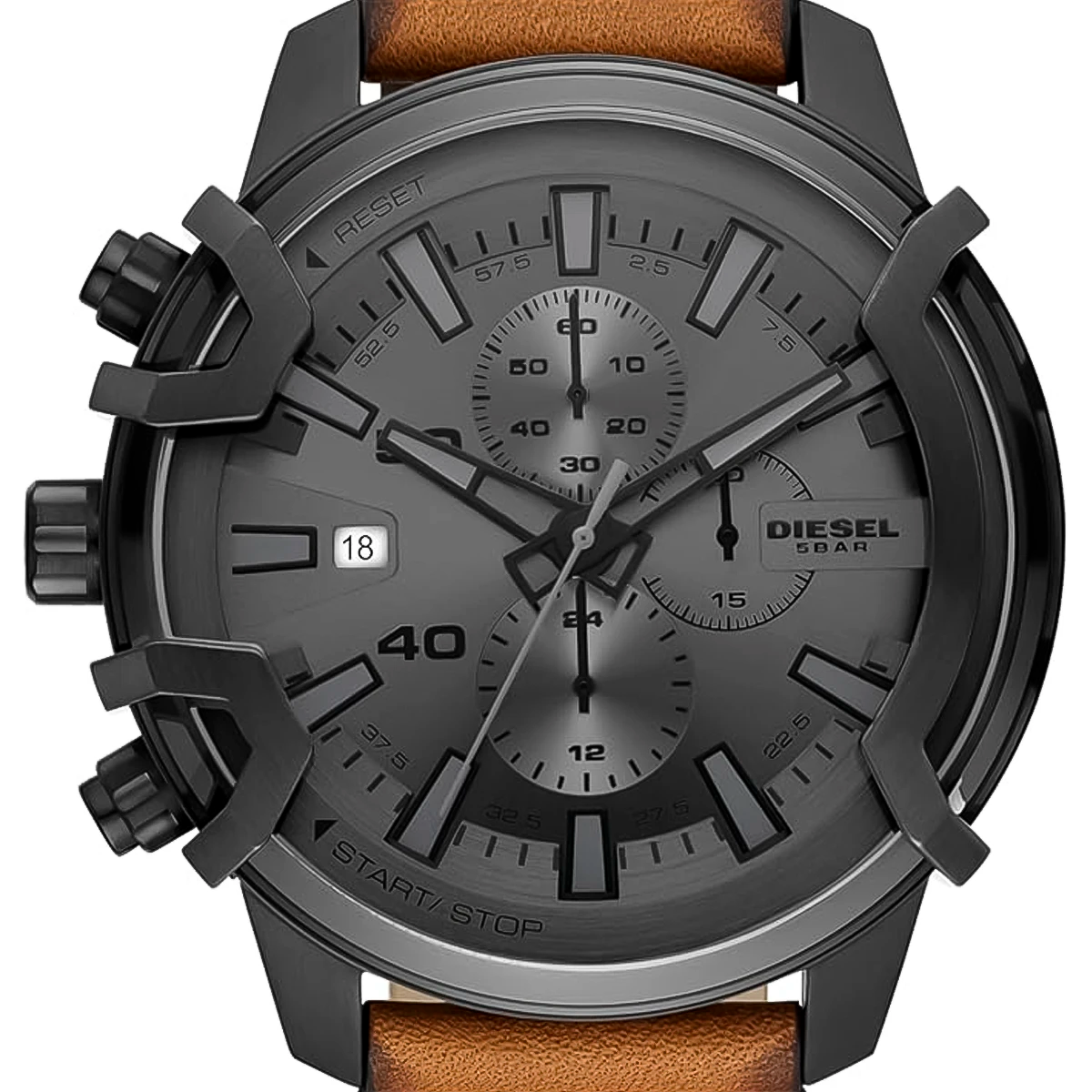 RELOJ DIESEL MARRÓN CON GRIS DZ4569 DIE-26