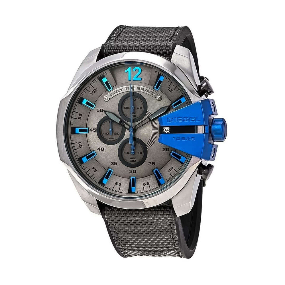 Reloj Diesel Mega Chief DZ4500 Hombre Nylon Gris