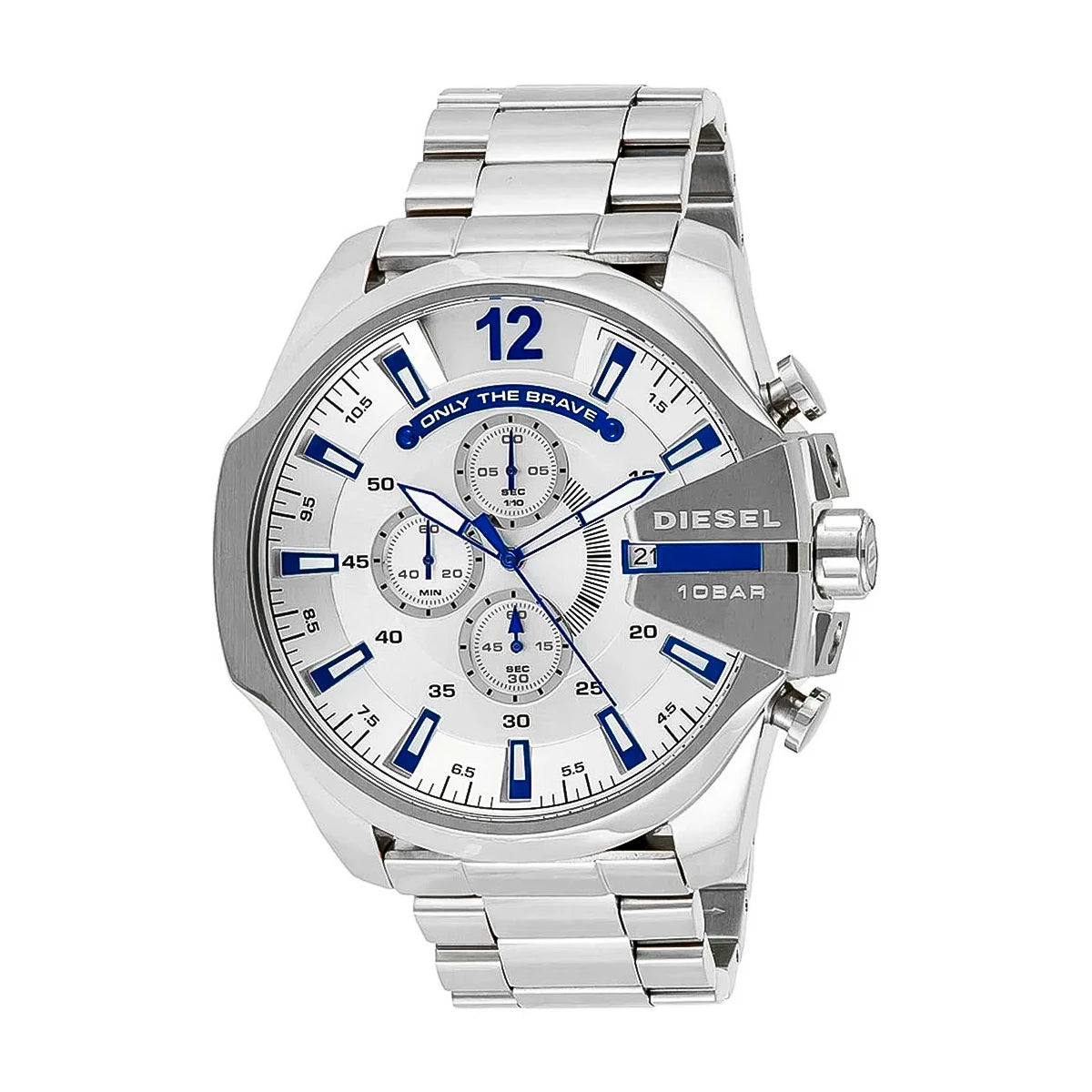 Reloj Diesel Mega Chief DZ4477 Hombre Acero Plateado | DIE-6