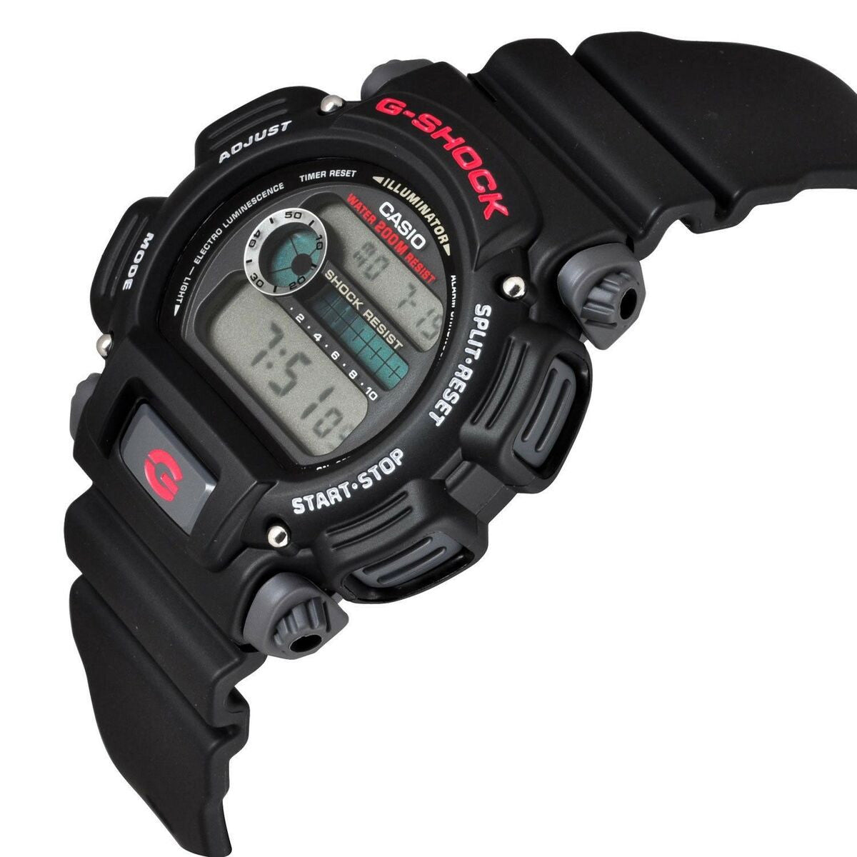 RELOJ G-SHOCK NEGRO DW-9052-1V G-SK-112