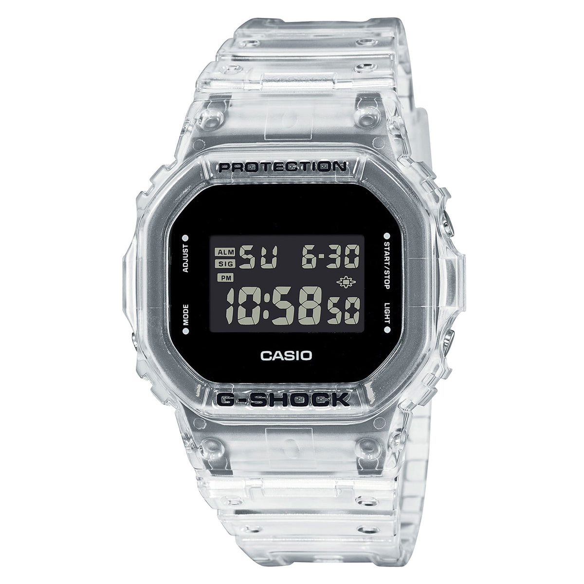 RELOJ G-SHOCK GRIS TRANSLÚCIDO DW5600SKE-7 G-SK-78