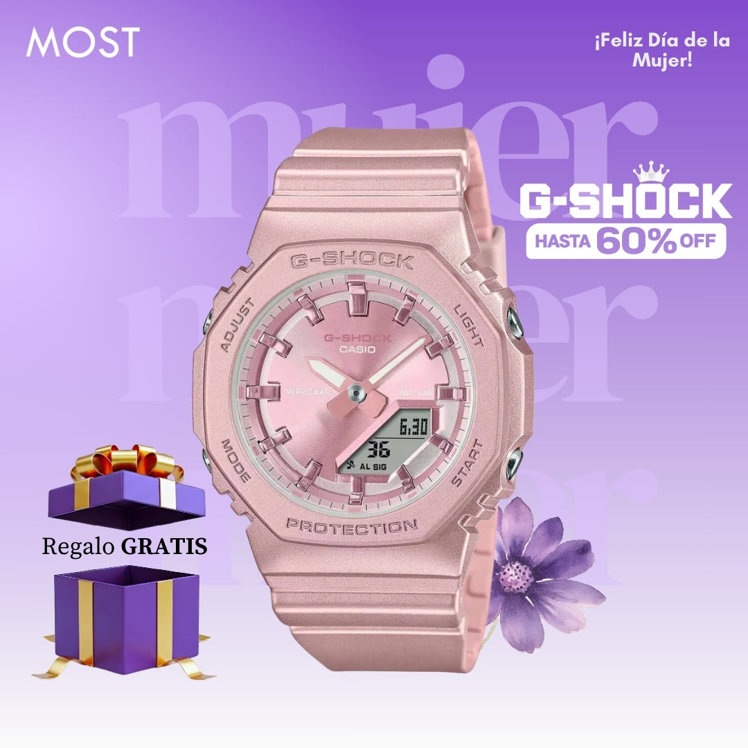 Reloj G-Shock GMAP-2100ST-4A Mujer Resina Rosado
