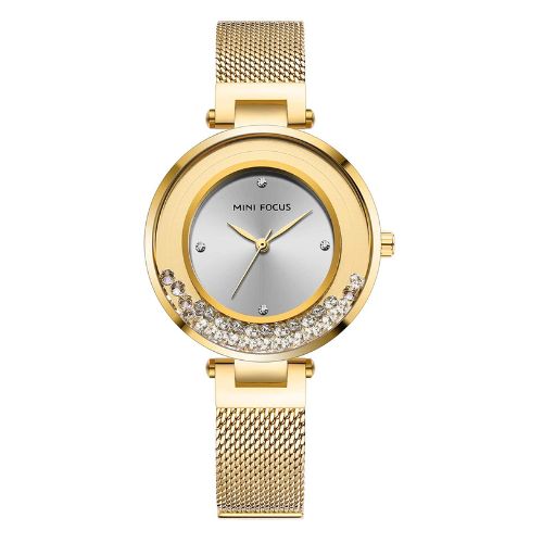 RELOJ MINIFOCUS ACERO DORADO MIN-M-28