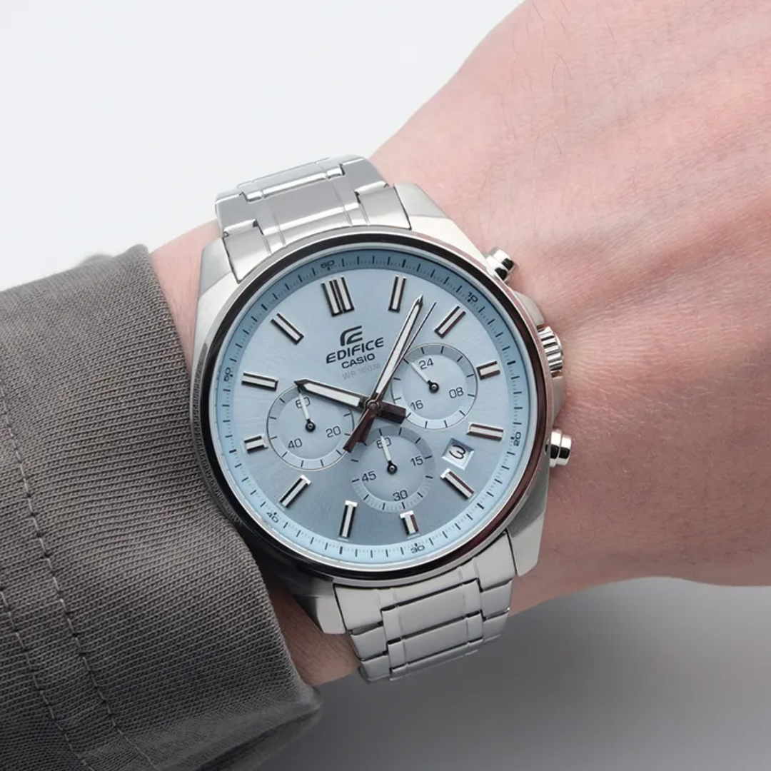 Reloj Edifice EFV-650D-2BV Hombre Acero Celeste
