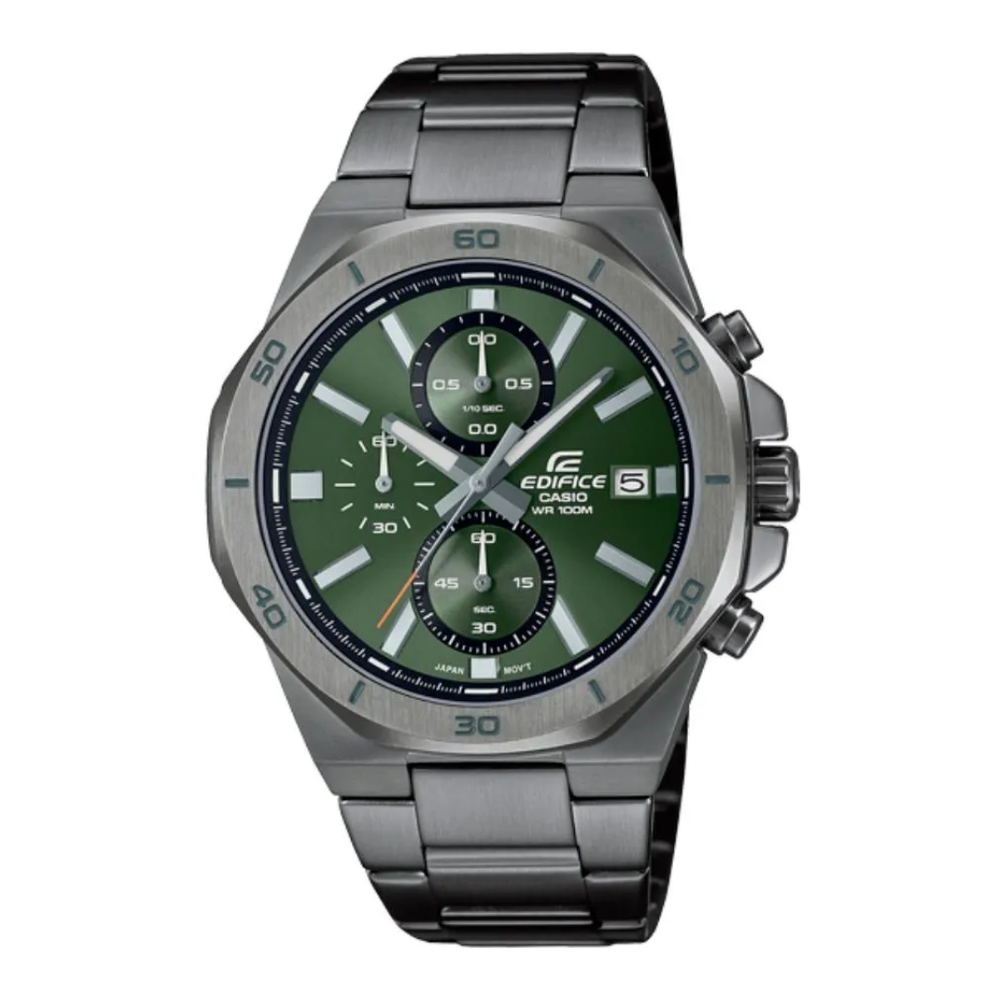 Reloj Edifice EFV-640DC-3A Hombre Acero Verde