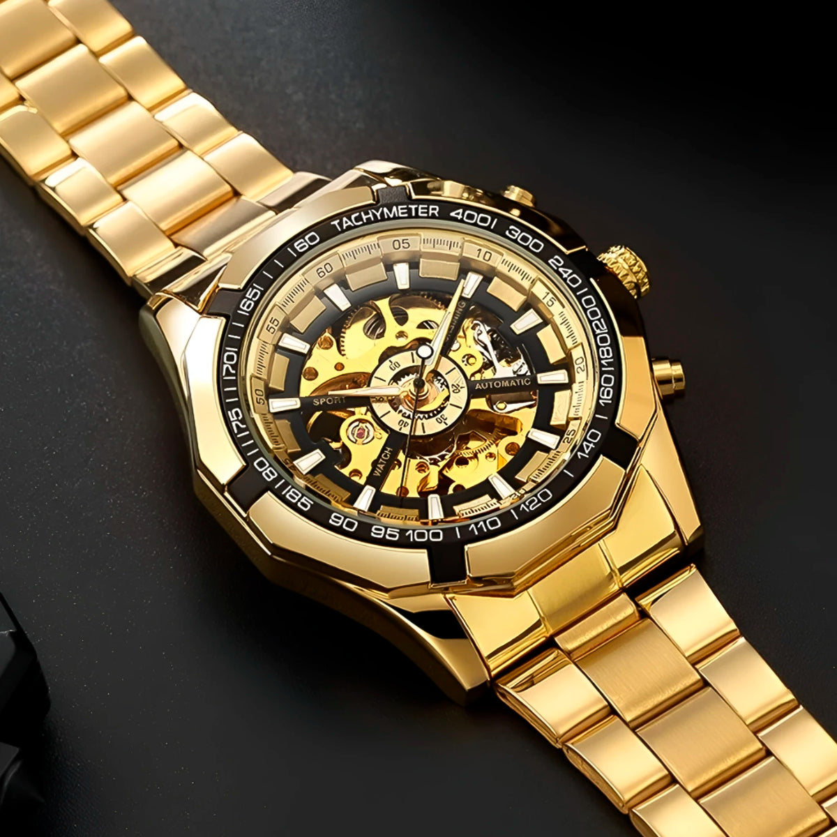 RELOJ FORSINING AUTOMÁTICO GOLD FOR-1