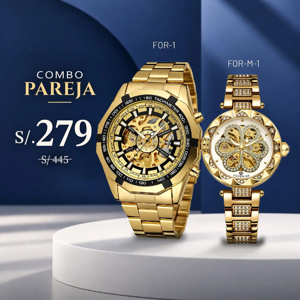 Relojes para Pareja: Forsining FOR-1 y FOR-M-1