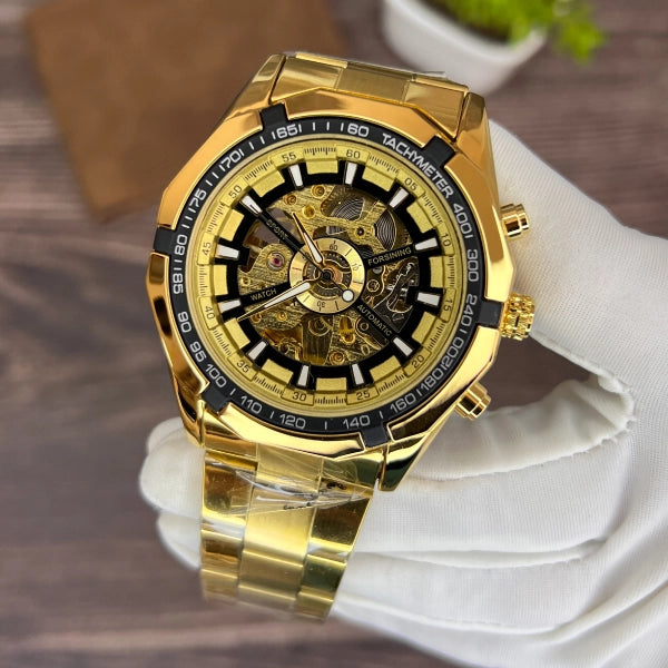 RELOJ FORSINING AUTOMÁTICO GOLD FOR-1