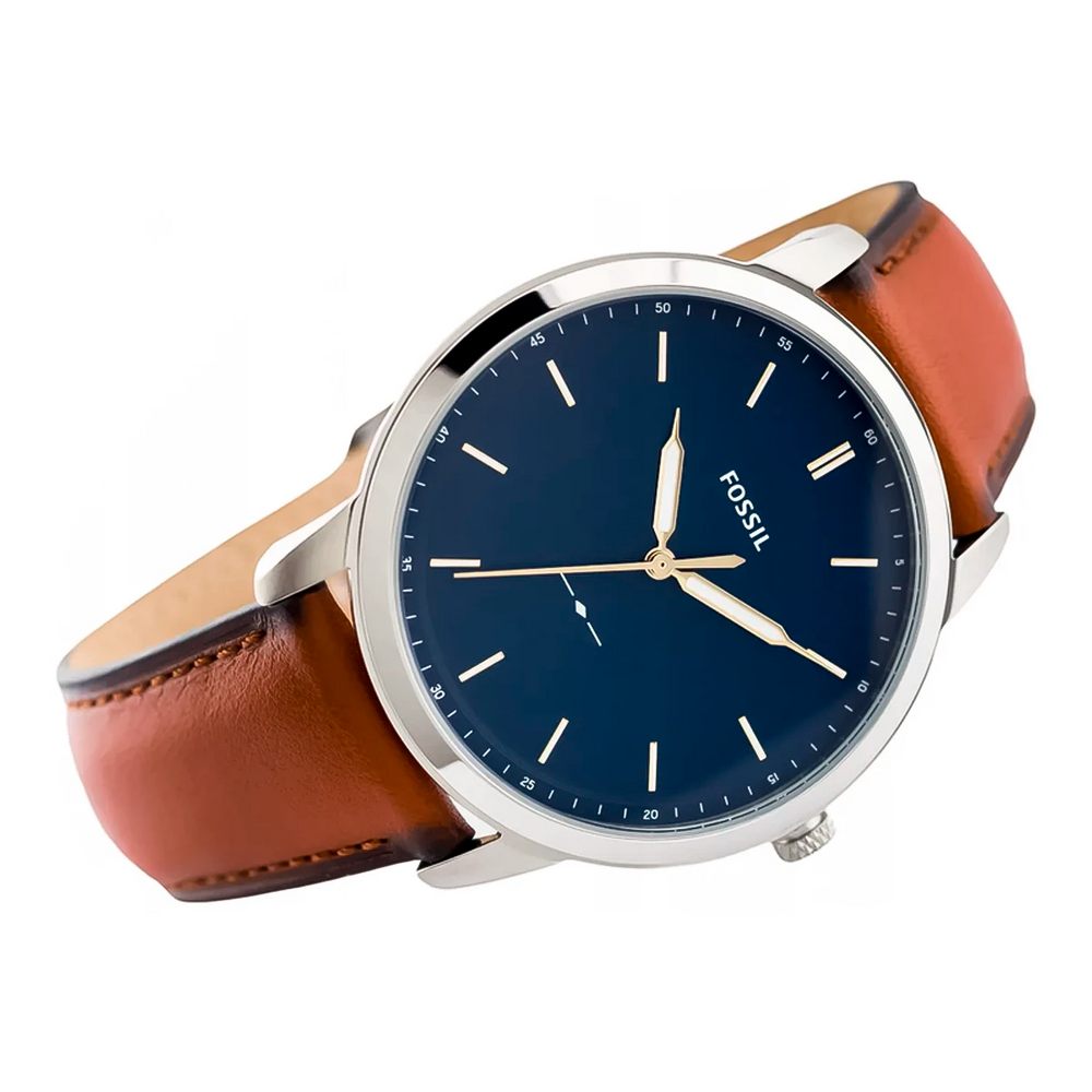 Reloj Fossil Minimalist Slim FS5304 Hombre Cuero Marrón
