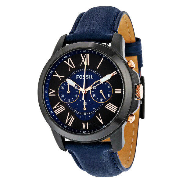 Reloj Fossil FS5061IE Hombre Cuero Azul