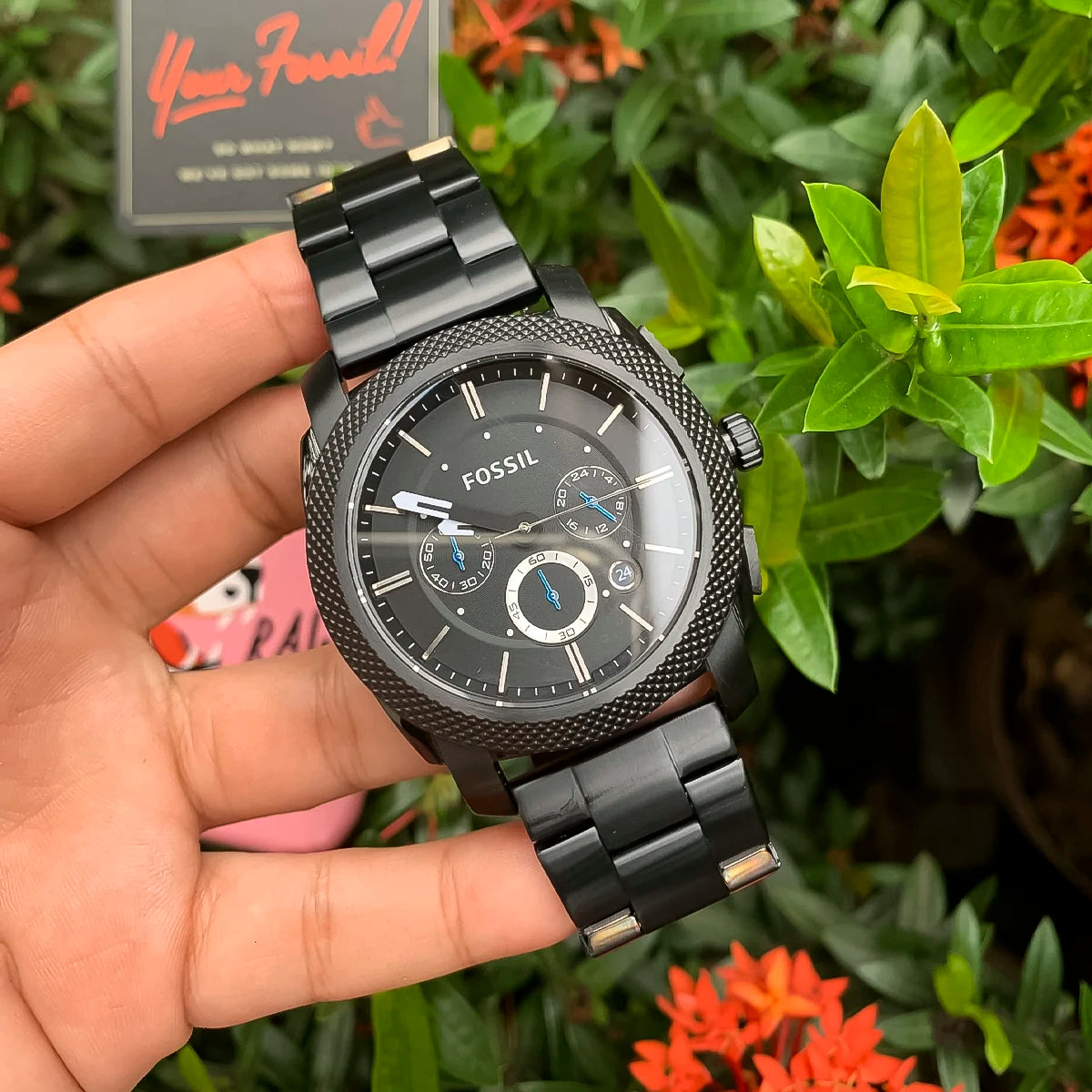 RELOJ FOSSIL ACERO NEGRO FS45521E FOS-15