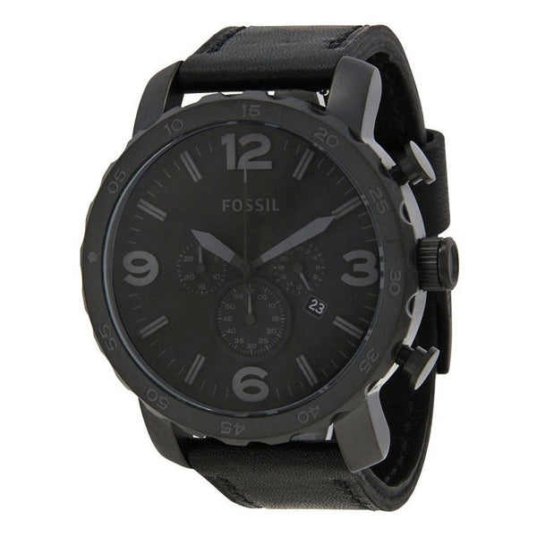 RELOJ FOSSIL NEGRO Y CUERO JR1354 FOS-18