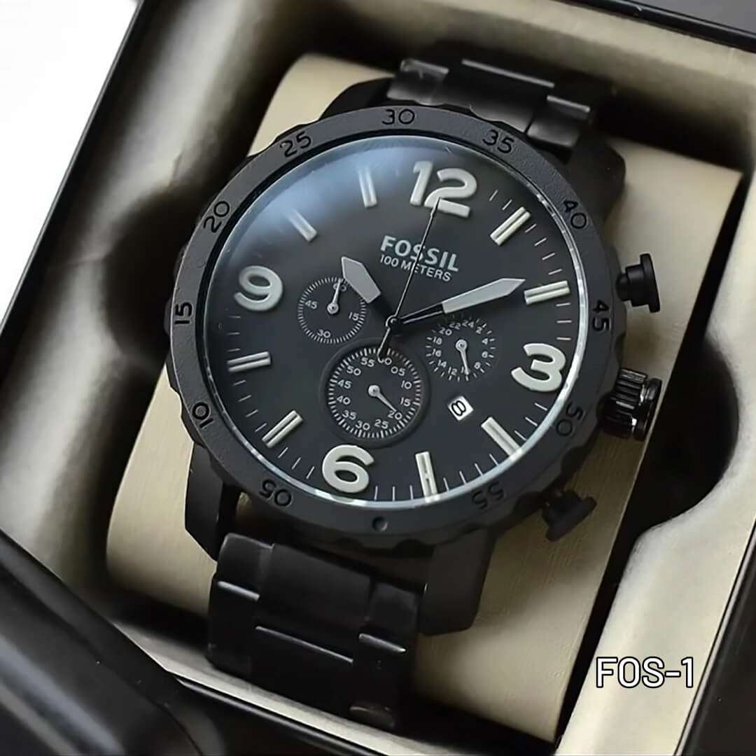 Reloj Fossil JR1401 Hombre Acero Negro