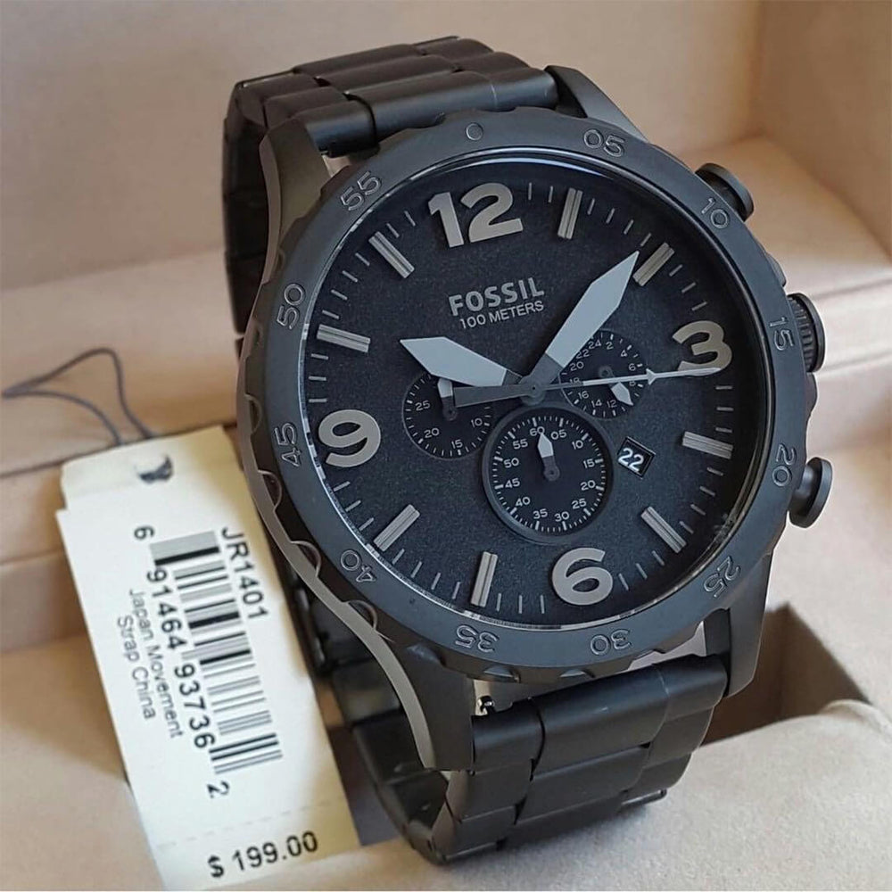 Reloj Fossil JR1401 Hombre Acero Negro
