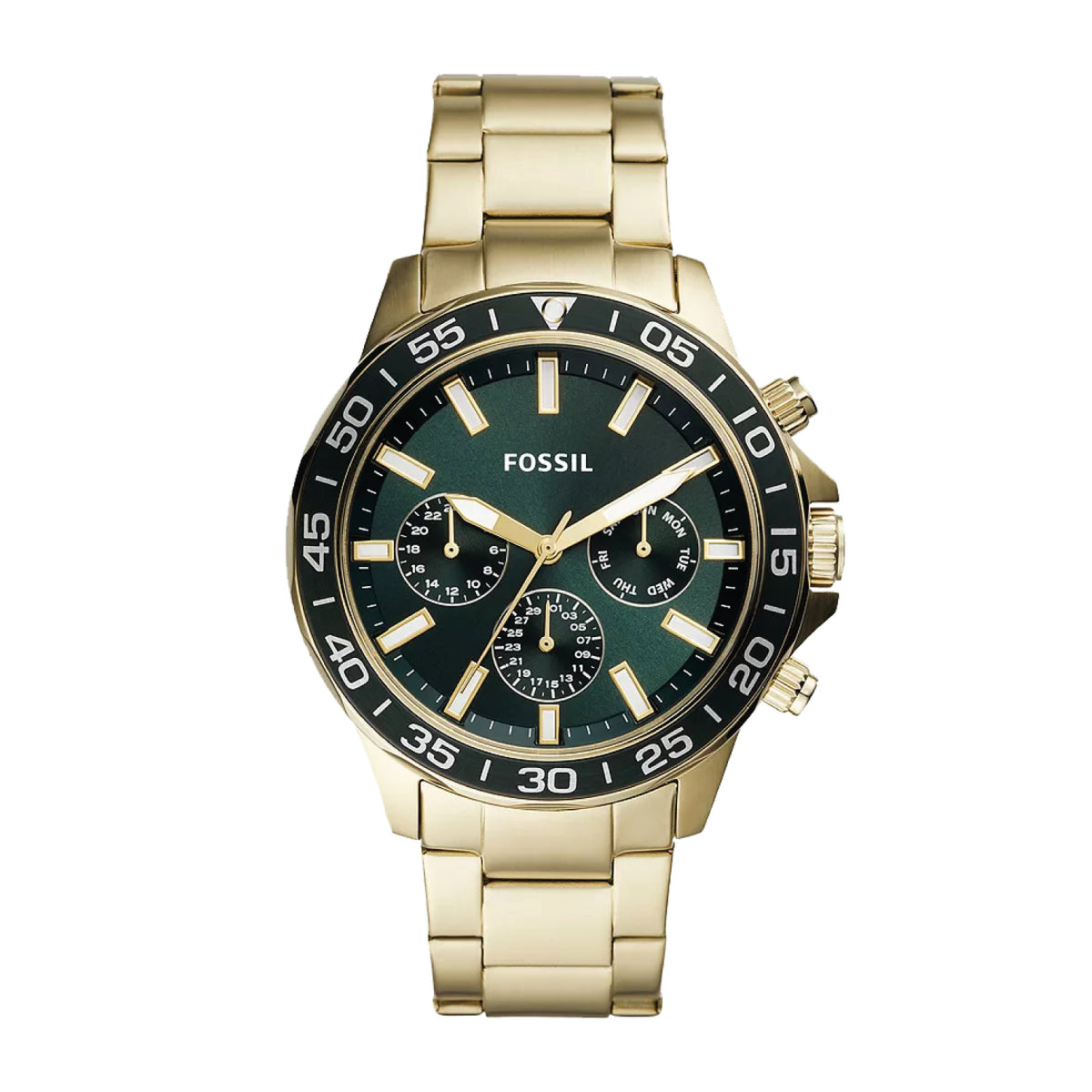 RELOJ FOSSIL DORADO CON VERDE BQ2493 FOS-41