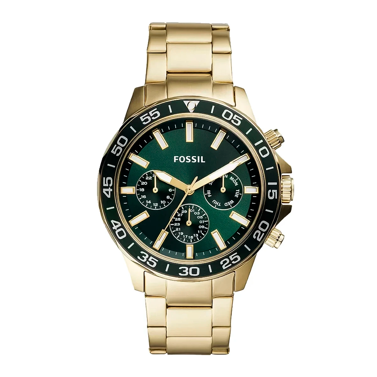 RELOJ FOSSIL DORADO CON VERDE BQ2493 FOS-41