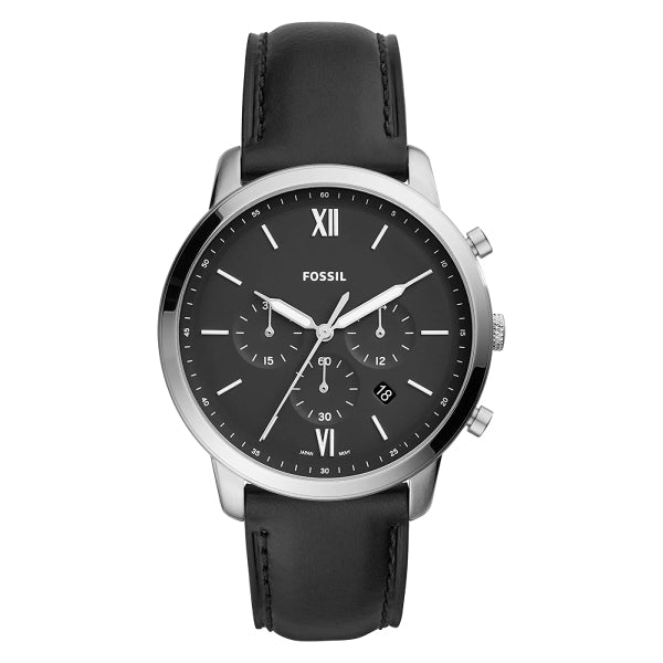 Reloj Fossil Neutra FS5452 Hombre Cuero Negro