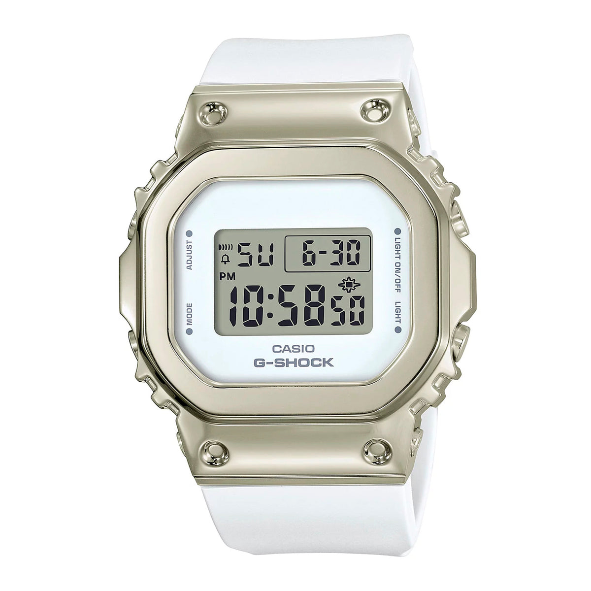 RELOJ G-SHOCK BLANCO G-S-M-5